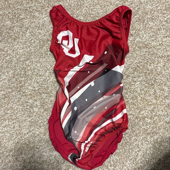 OU sooners Foxy leotard size 7 - Picture 1 of 4